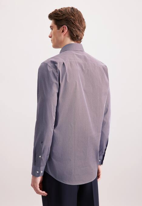 Herren Business Hemd - Geometrische Muster