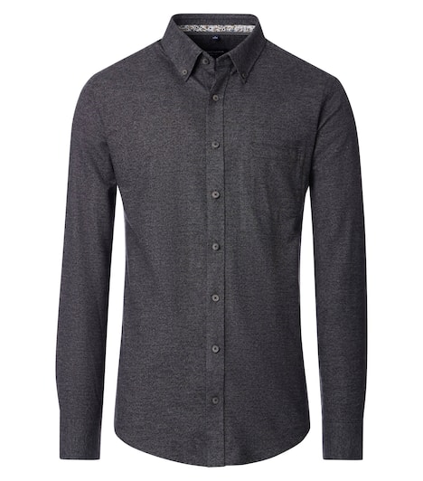 Freizeithemd uni Casual Fit