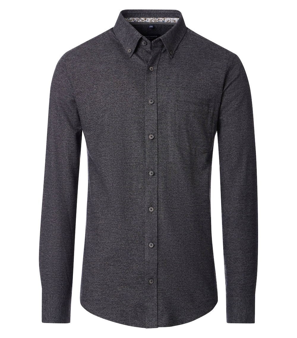 Freizeithemd uni Casual Fit