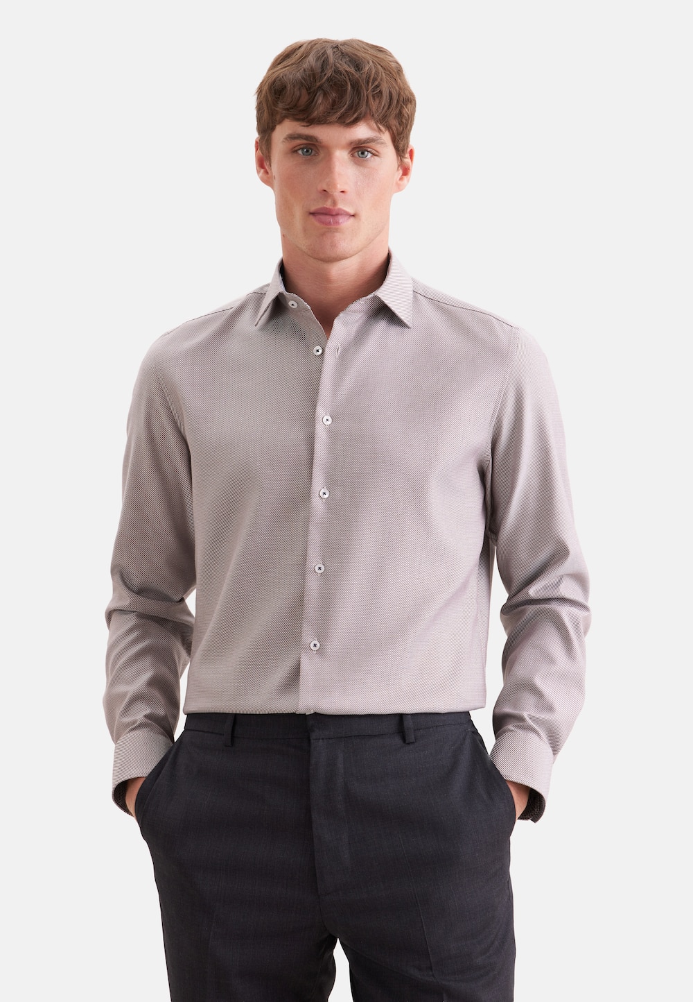 Herren Business Hemd - Struktur