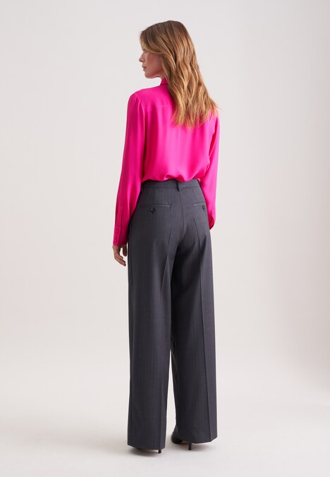 Damen Stoffhose - Gestreift