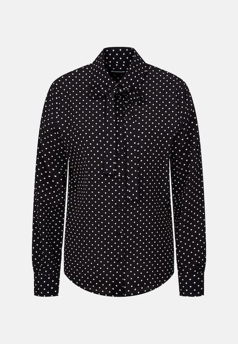 Damen Ausgestellte Bluse - Druck