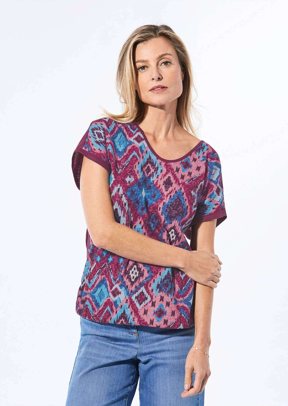 Shirt aus Effektgarn