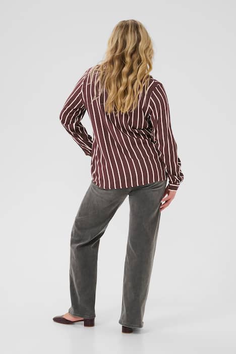 Langarm-Bluse Regular fit