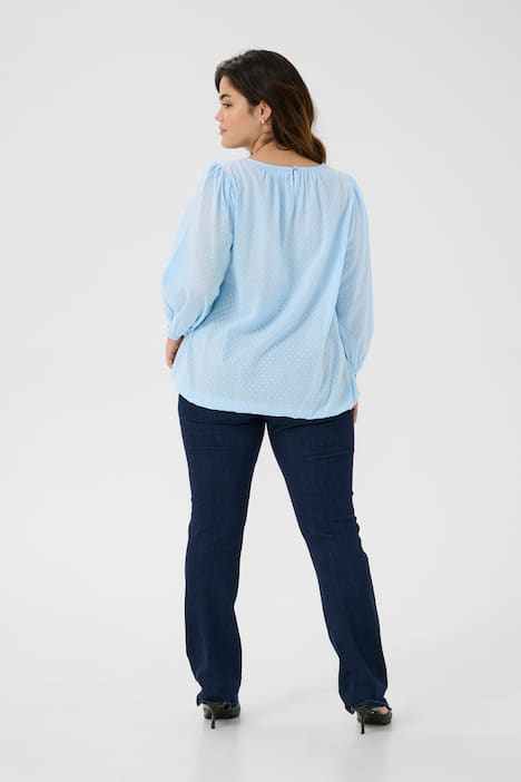 Langarm-Bluse Regular fit