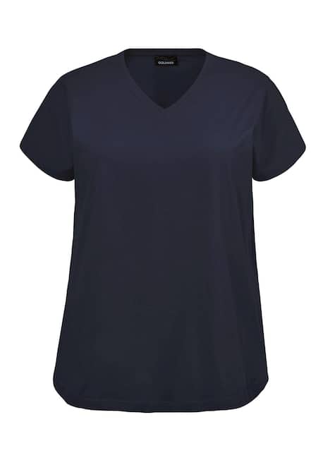 Shirt mit V-Ausschnitt