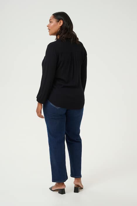 Langarm-Bluse Regular fit