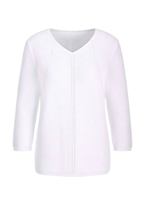 Eleganter V-Ausschnitt Pullover