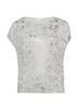 T-Shirt mit Glitzer-Frontprint