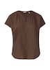 Ärmellose Bluse aus Leinenmix im Relaxed Fit