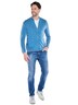 Herren Cardigan , Royalblau