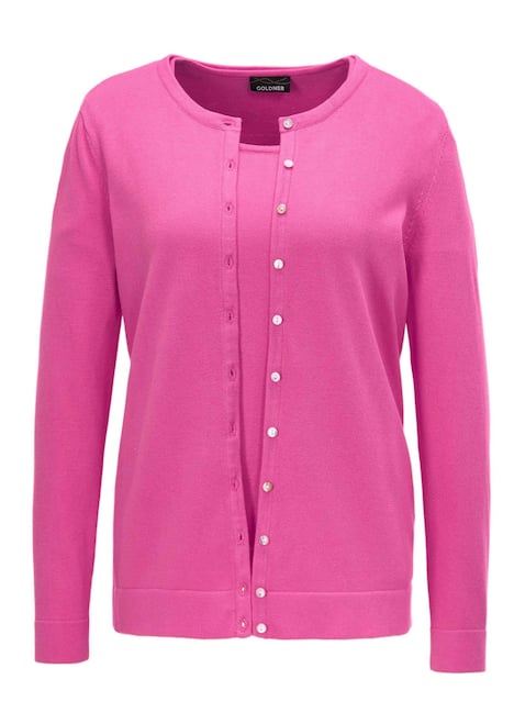 Figurnahes Twin-Set aus Pima-Baumwolle