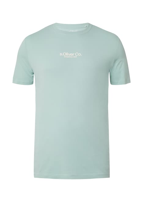 T-Shirt aus Baumwolle mit Logo-Print