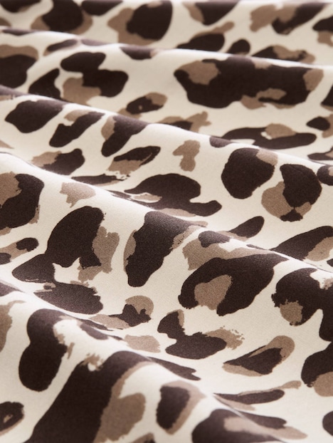 T-Shirt mit Leo-Print
