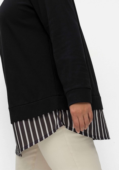 2-in-1-Shirt Langarm Uni