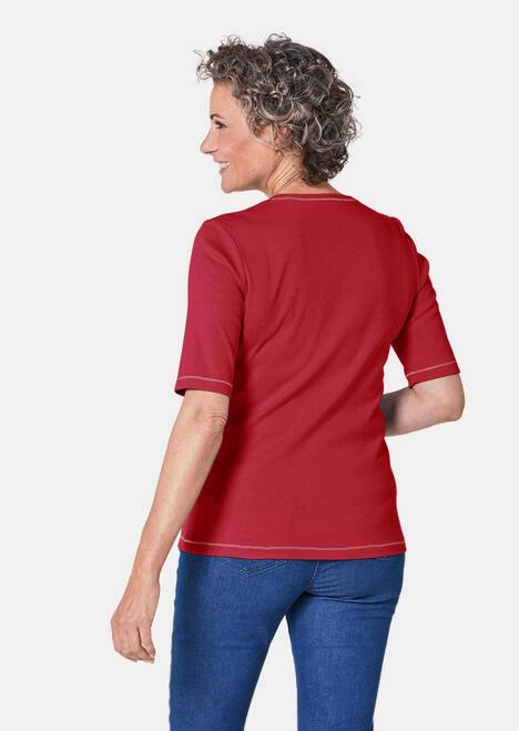 Basic T-Shirt aus reiner Baumwolle