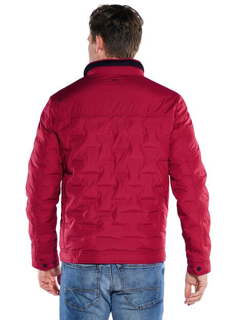 engbers Herren Jacke mit dezenter Struktur , Rot
