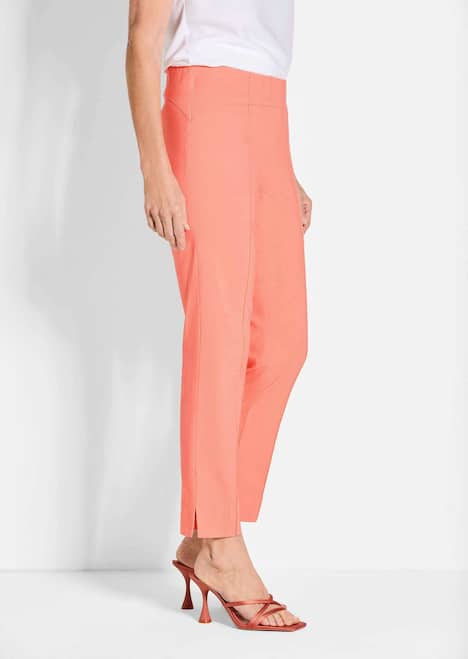 Orange Hose LOUISA mit Biesen