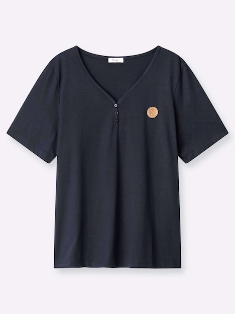 Kurzarm-Shirt Kurzarm Ohne Kragen