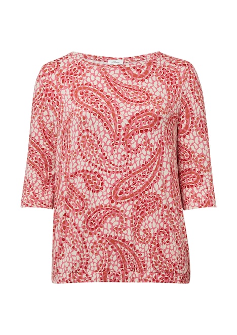 Shirt aus Viskosestretch in O-Shape