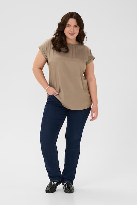 Langarm-Bluse Regular fit