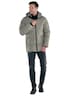 engbers Herren Steppjacke mit abnehmbarer Kapuze , Braunbeige