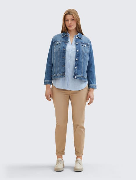 Jeansjacke mit Bio-Baumwolle