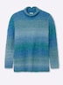 Pullover Langarm Jersey Sonstiges Muster Stehkragen