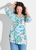 Halbarm Tunika mit Allover-Print