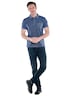 engbers Herren Poloshirt , Mittelblau