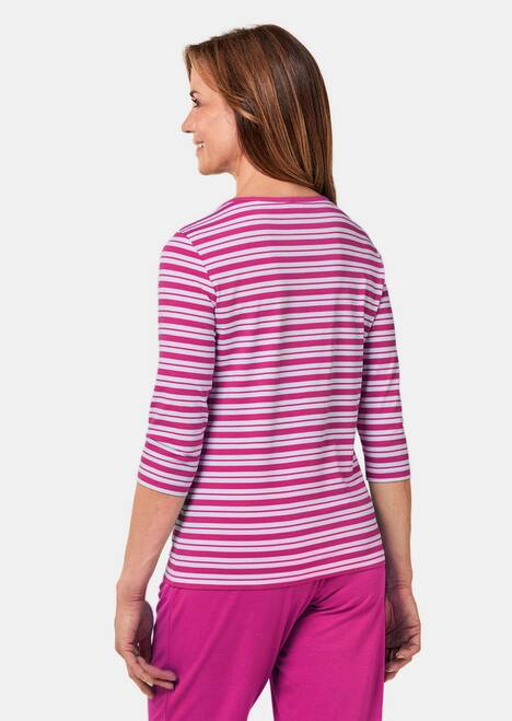 Ringelshirt mit U-Boot-Ausschnitt