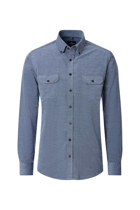 Freizeithemd Langarm uni Comfort Fit