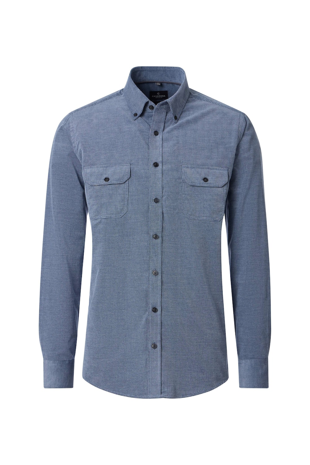 Freizeithemd Langarm uni Comfort Fit