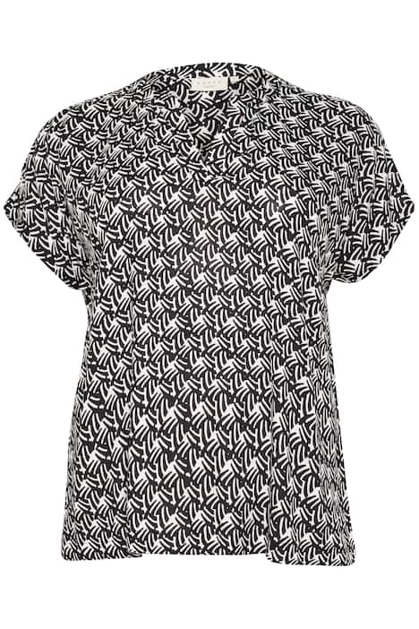 Kurzarm-Bluse Regular fit