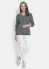 Strickpullover mit V-Ausschnitt
