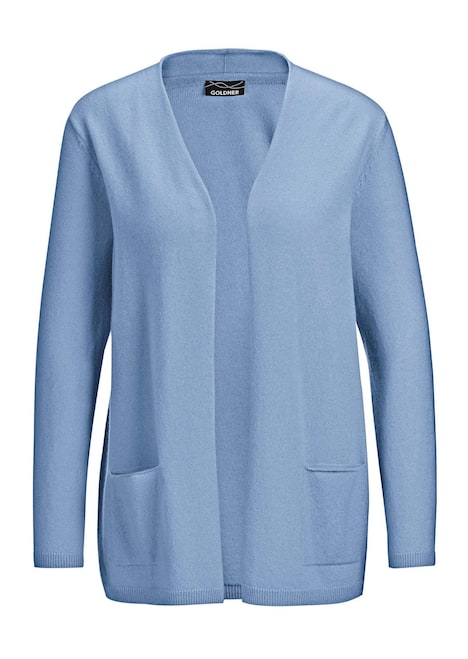 GOLDNER Lang tricot jasje van kasjmier Lang tricot jasje van kasjmier