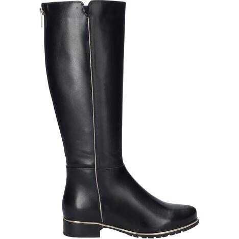 Damen Stiefel Chiara 01, schwarz-gold