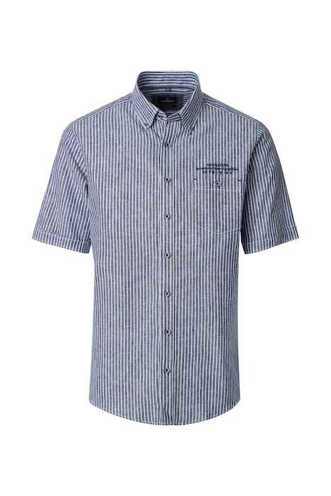 Leinenhemd kurzarm gestreift Casual Fit