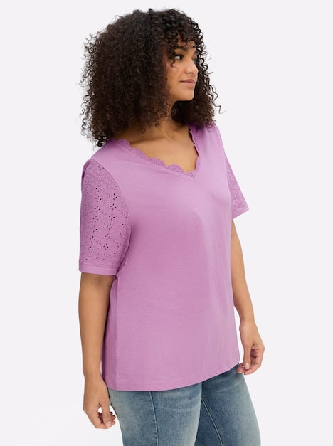 Shirt Kurzarm Ohne Kragen