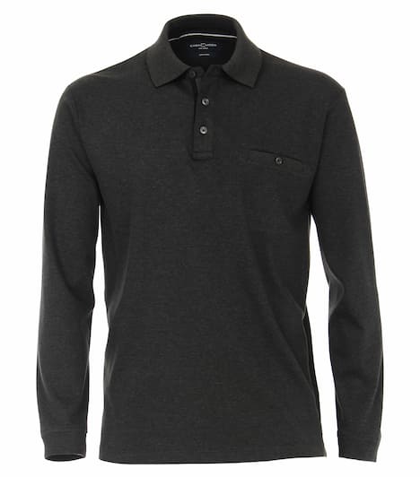Polo-Shirt Langarm gestreift
