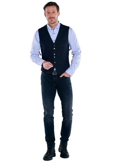 engbers Herren Sakko-Weste regular , Saphirblau