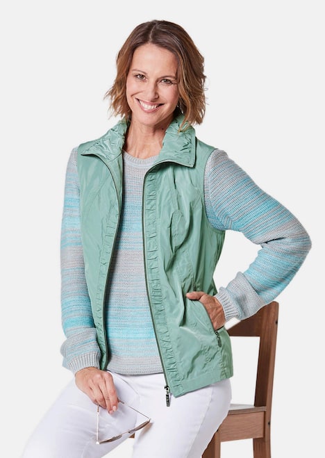 GOLDNER Vest Licht vest met een chique glans