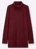 Pullover Rollkragenpullover im Rippstrickmuster Langarm Rollkragen