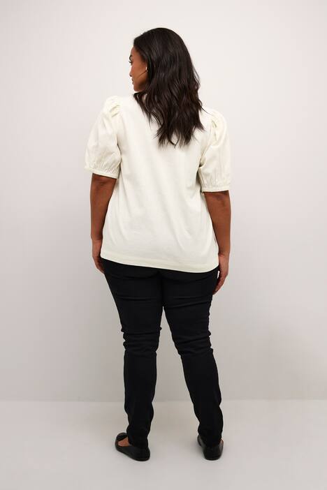 Blouse met korte mouwen Regular fit