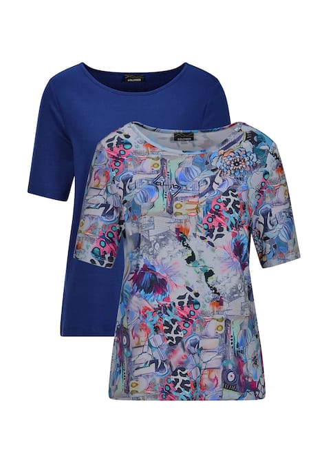 Shirt-Duo mit Muster-Mix