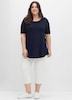 Longshirt Kurzarm Uni
