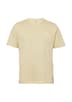 Flammgarn-T-Shirt mit Brusttasche und offenen Kanten