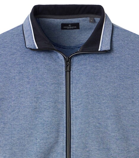 Sweatjacke gestreift