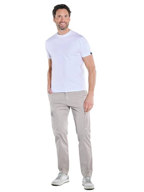 engbers Herren T-Shirt uni , Reinweiss