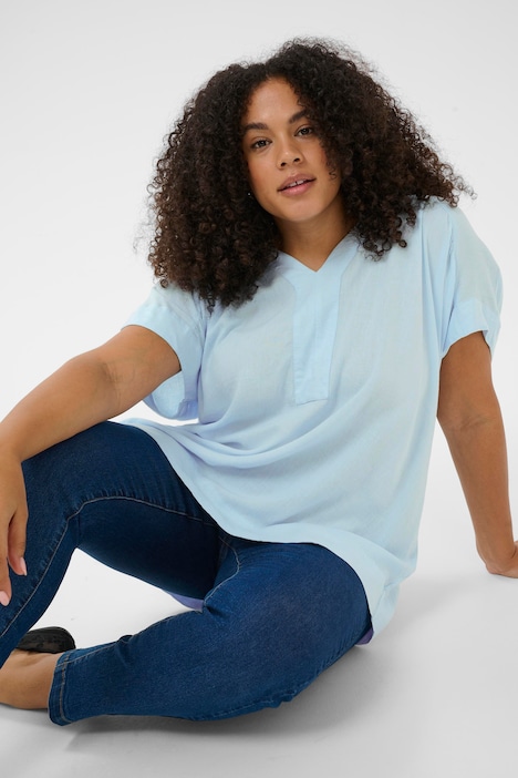 Kurzarm-Bluse Loose fit